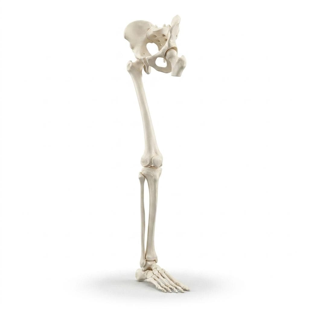 Lower Limb Educational Bones (Each Bone Separate)